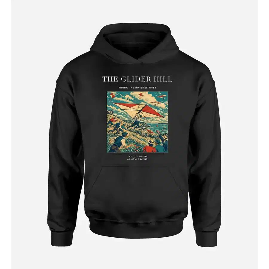 VINTAGE G4013 - The Glider Hill - Premium Hoodie design on black premium