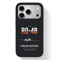 Thumbnail for RQ-4B Global Hawk design on black magsafe iphone case, for iPhone 17 Pro