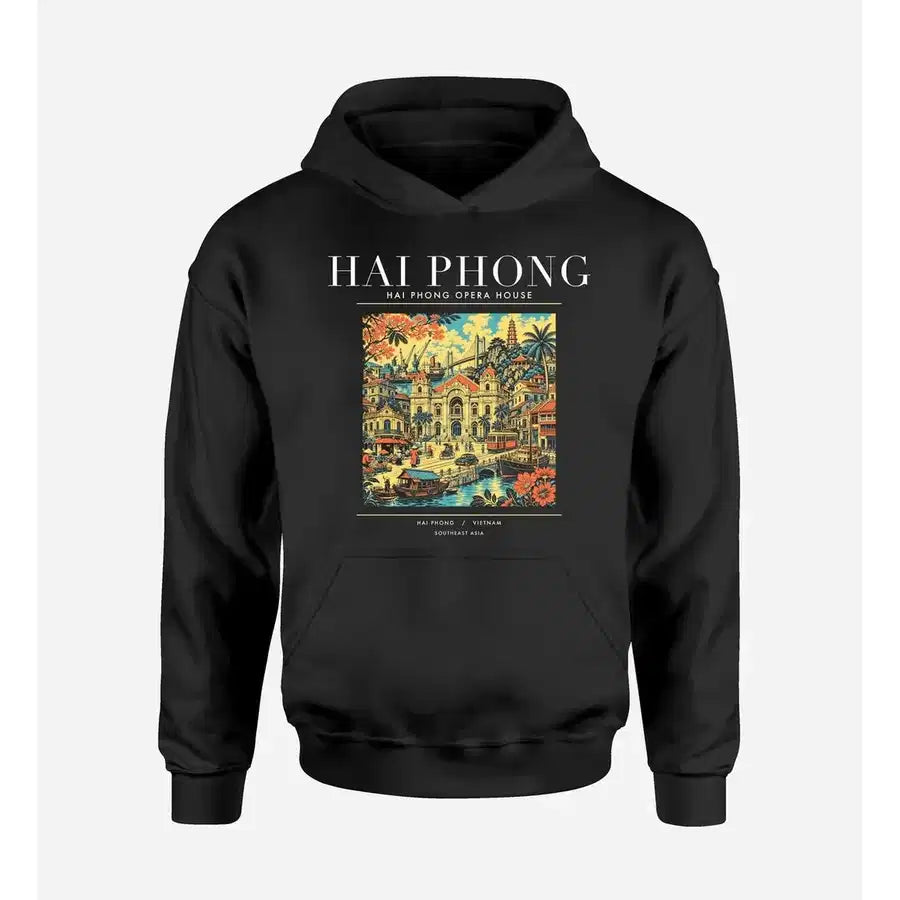 HAI PHONG - Poster - Premium Hoodie - Black