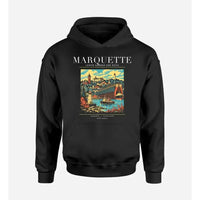 Thumbnail for MARQUETTE - Poster - Premium Hoodie - Black