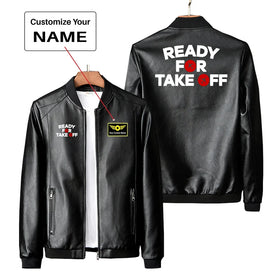 Ready For Takeoff PU Leather Jackets