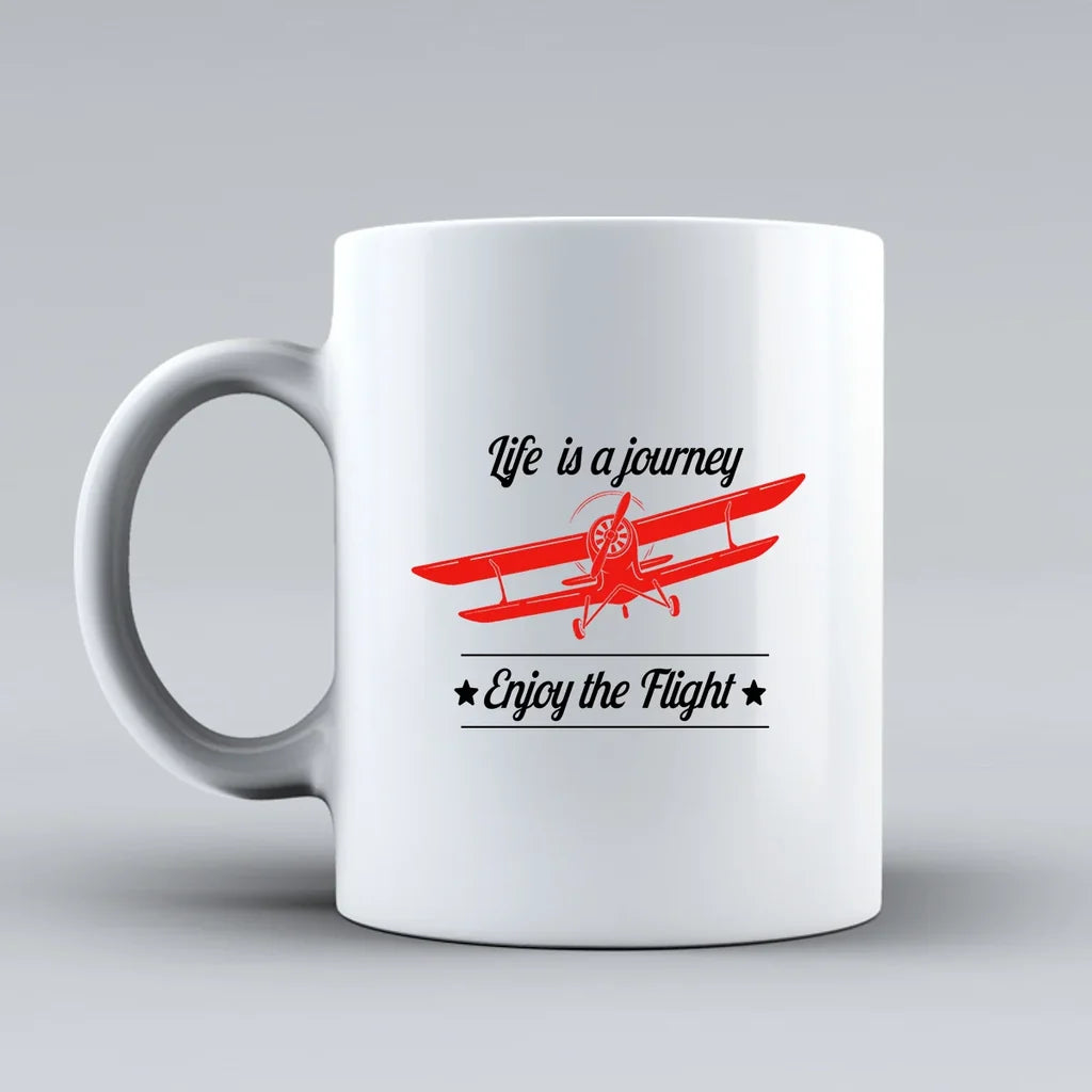 Customisable Life is a journey Enjoy Mug - view 2