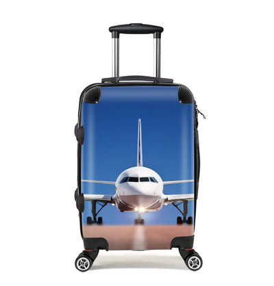 Face to Face with Airbus A320 Cabin Size aviation design luggage, durable shell construction.