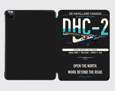 DHC-2 Beaver Mk I design on black ipad tablet case