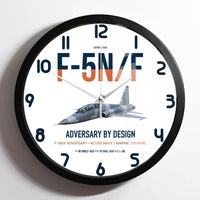 Thumbnail for F-5N F Adversary design on white framed wall clock