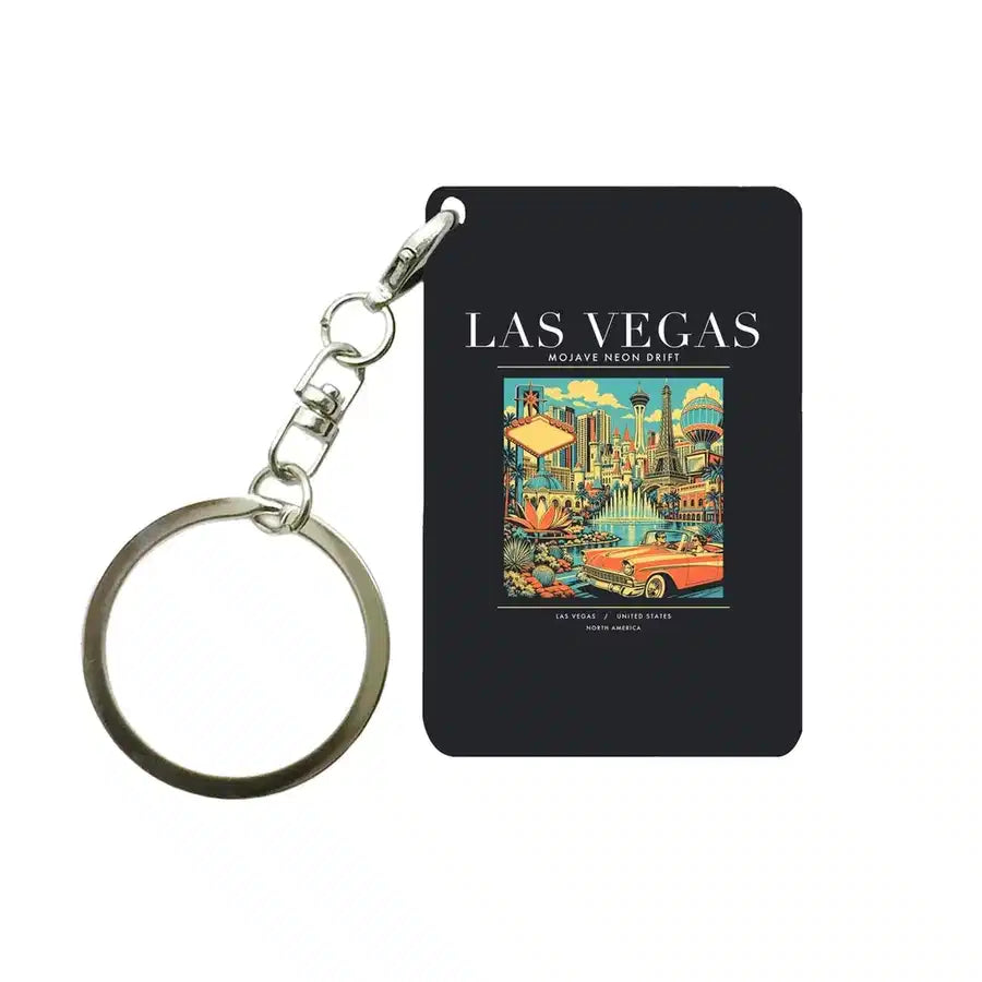 LAS VEGAS - Poster - Key Chain - Black