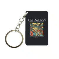 Thumbnail for TEPOZTLAN - Poster - Key Chain - Black
