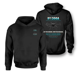 Double-Side Printing — Inspired Flight IF1200A Double-Side Hoodie