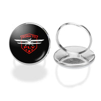Thumbnail for Born To Fly aviation ring in stainless steel.