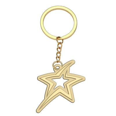 Air Transat Airlines aviation hollow key chain in polished alloy.