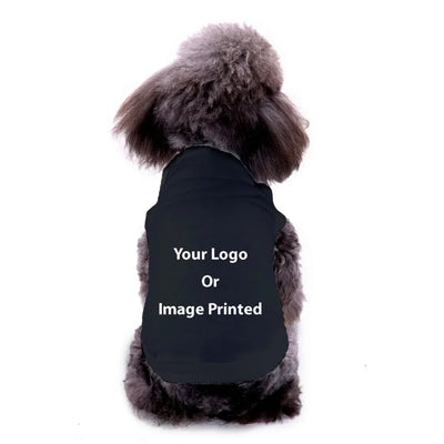 Pet vest with Custom Design Image Logo Dog Pet aviation design, quilted insulated panel.