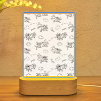 Thumbnail for Cartoon Planes aviation art night lamp in premium acrylic with LED.