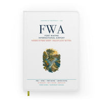 Thumbnail for Fort Wayne International Airport (FWA) design on white notebook