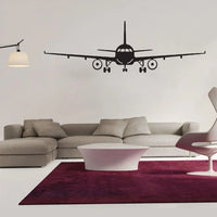 Thumbnail for Airbus A320 aviation themed wall sticker, weather-resistant vinyl.