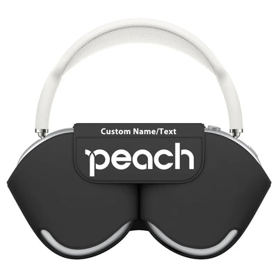 Peach Airlines aviation themed AirPods Max case for AirPods Max.