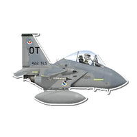 Thumbnail for F-15E Strike Eagle, Nellis Air Force Base Airplanes sticker, Wide 6cm (2.3inches)