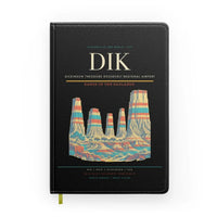 Thumbnail for Dickinson Theodore Roosevelt Regional Airport (DIK) design on black notebook