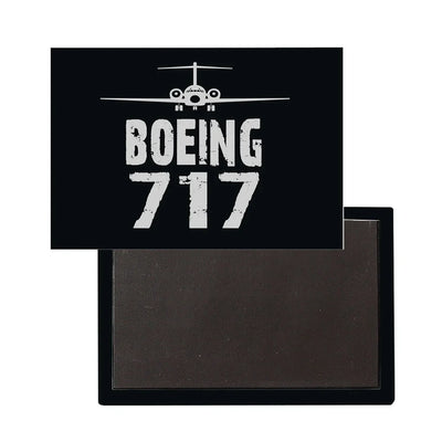Boeing 717 Plane aviation themed magnet, strong neodymium core.