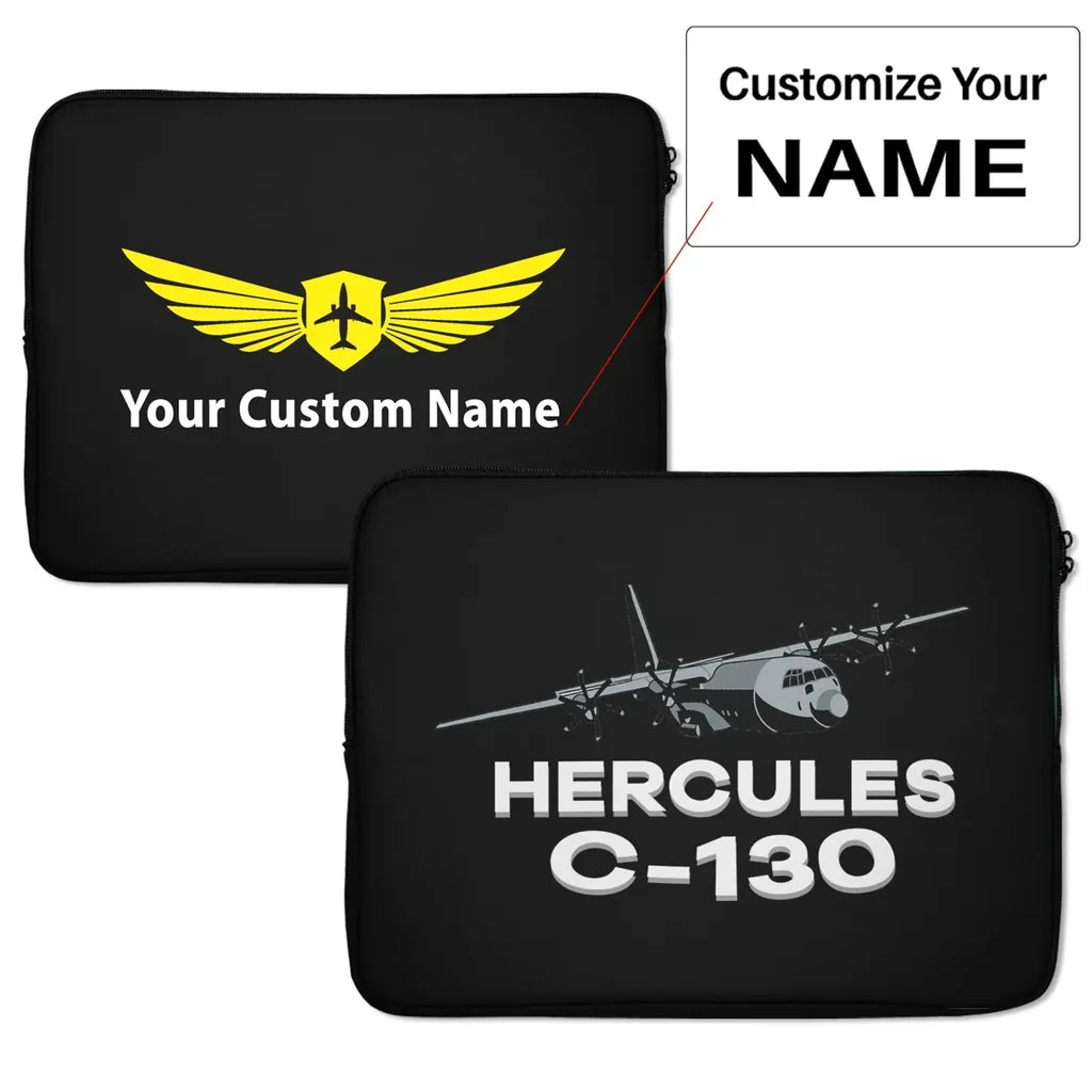 The Military Transport Airplane C 130 Laptop & aviation design on laptop & tablet case for laptop or tablet.