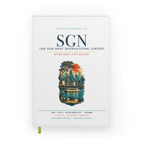 Thumbnail for Tan Son Nhat International Airport Ho Chi Minh City (SGN) design on white notebook