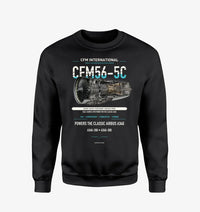 Thumbnail for CFM56-5C design on black sweatshirt