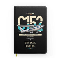Thumbnail for Cessna 152 design on black notebook