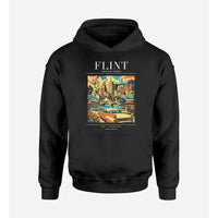 Thumbnail for FLINT - Poster - Premium Hoodie - Black