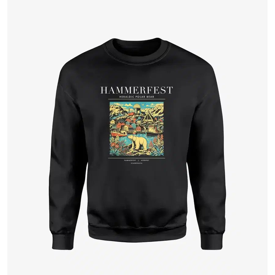 HAMMERFEST - Poster - Sweatshirt - Black