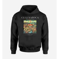 Thumbnail for CLUJ-NAPOCA - Poster - Premium Hoodie - Black