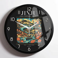Thumbnail for JINJU - Poster - Wall Clock Framed - Black