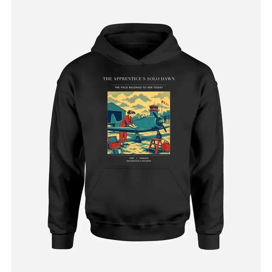 VINTAGE G4427 - The Apprentice's Solo Dawn - Premium Hoodie design on black premium