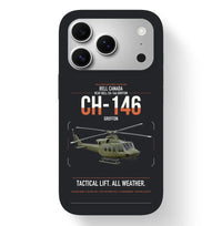 Thumbnail for Bell Canada CH-146 Griffon design on black magsafe iphone case, for iPhone 17 Pro