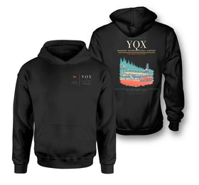 Double-Side Printing — Gander International Airport (YQX) Double-Side Hoodie