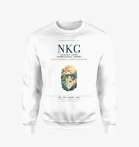 Thumbnail for Nanjing Lukou International Airport (NKG) design on white sweatshirt