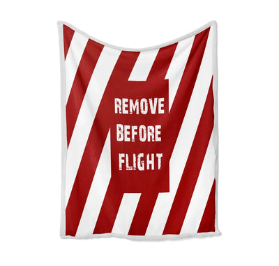 Special Edition Remove Before Flight Bed Blankets & aviation print on soft fleece blanket.