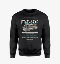 Thumbnail for PT6E-67XP design on black sweatshirt