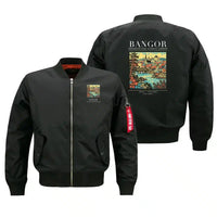 Thumbnail for BANGOR - Poster - Bomber Jacket - Black