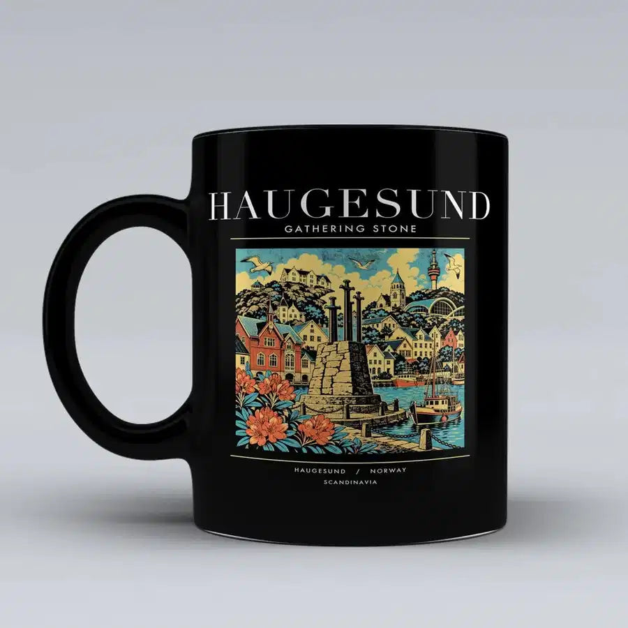 HAUGESUND - Poster - Mug - Black