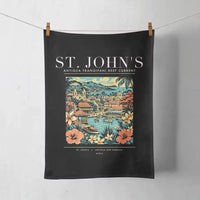 Thumbnail for ST. JOHN'S - Poster - Towel - Black