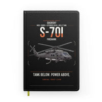 Thumbnail for Sikorsky S-70i FIREHAWK design on black notebook