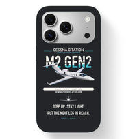 Thumbnail for Cessna Citation M2 Gen2 design on black magsafe iphone case, for iPhone 17 Pro