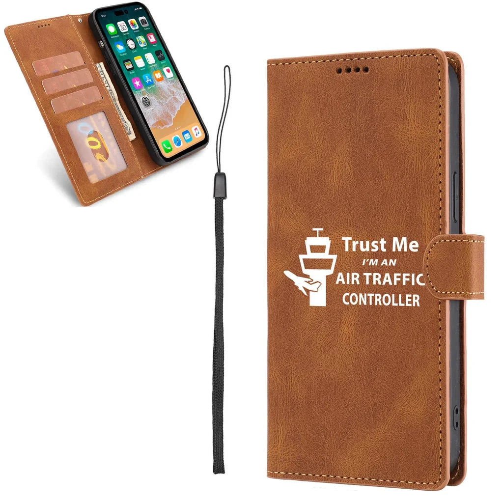 Trust Me I'm an Air Traffic Controller Leather Samsung S & Note aviation themed leather Samsung Galaxy S/Note case for samsung.