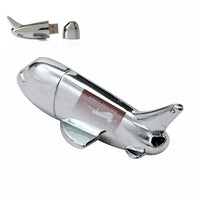 Thumbnail for Airbus A350XWB & Dots aviation design on durable metal casing airplane-shape USB drive.