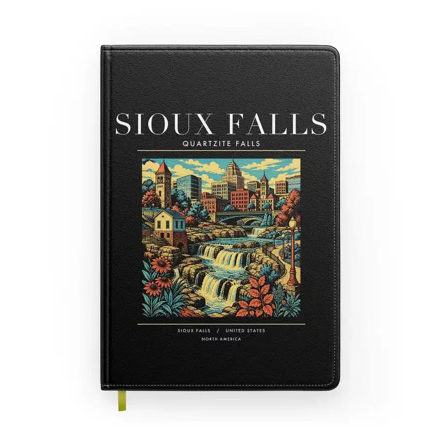 SIOUX FALLS - Poster - Notebook - Black
