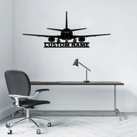 Thumbnail for Boeing 737 Silhouette aviation design on durable metal with painted finish metal wall sign.