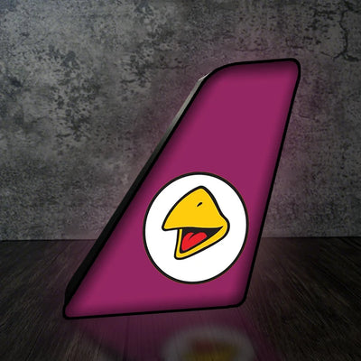 Nok Airlines Led Aircraft Tail aviation design on premium acrylic with LED 3D aircraft tail lamp.