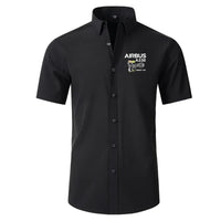 Thumbnail for Airbus A330 & Trent 700 Engine Short Sleeve aviation design printed on soft cotton 2D-printed shirt.