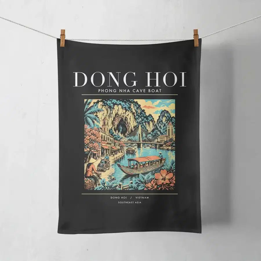 DONG HOI - Poster - Towel - Black