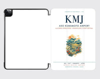 Thumbnail for Aso Kumamoto Airport (KMJ) design on white ipad tablet case