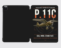 Thumbnail for PZL P.11c design on black ipad tablet case